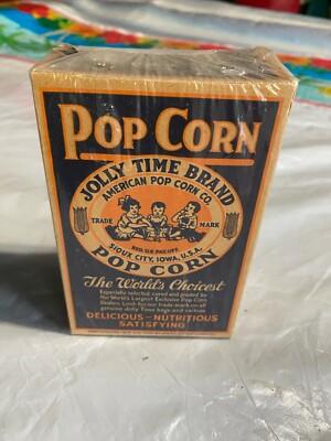 Vintage Jolly Time Brand Mini Adv. Box