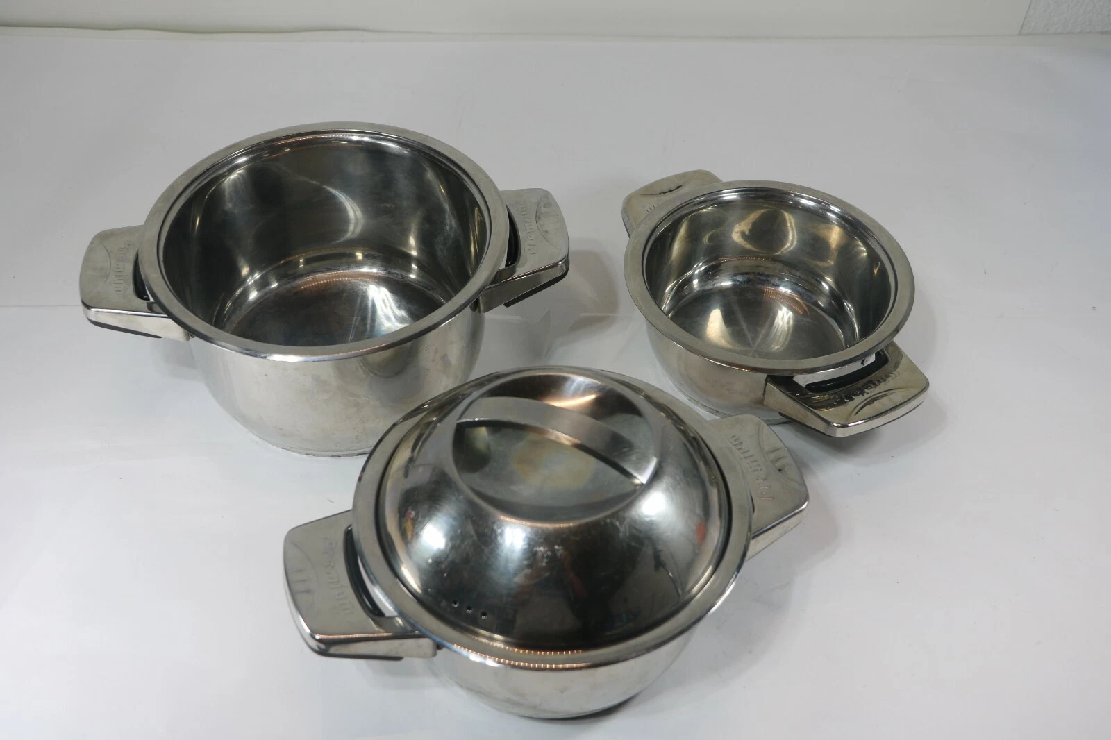 4 Pcs. BergHOFF Premium Cookware Pot Stockpot Stainless Steel Pans