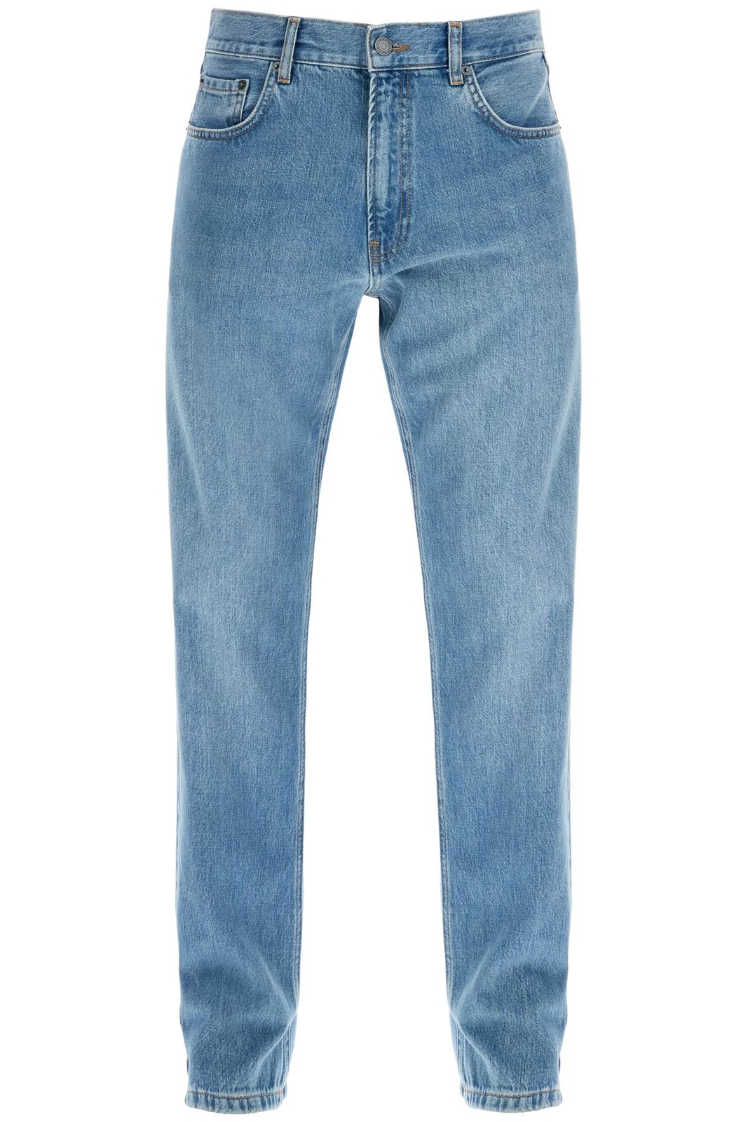 Джинсы зауженного кроя MOSCHINO Men Tg 48 IT J03187022 288 СИНИЕ 57290₽