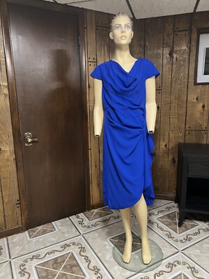 Brand New Fehaute Blue Midi Dress, Sz.8, New With Tags | eBay Brand New Fehaute Blue Midi Dress, Sz.8, New With Tags | eBay