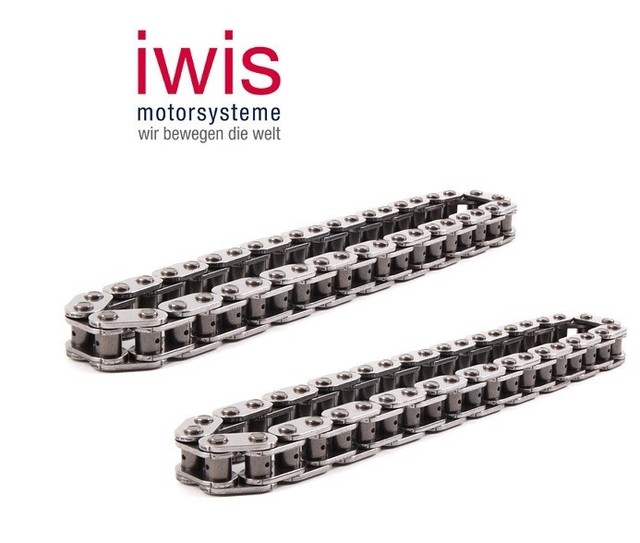 BMW E38 E39 540i 740i 740iL X5 Set of 2 Upper Timing Chains OEM IWIS