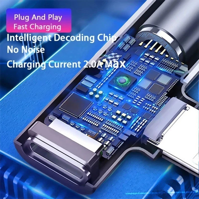 2 in 1 Dual Adapter 3.5mm Headphone & Charger For iPhone 8 PLUS X XS XR 11 12 13 - Image 4 of 4