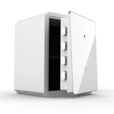 Fingerprint Password Safe Box with Key, Cabinets for Home Offcie,Lock Box,Sec...