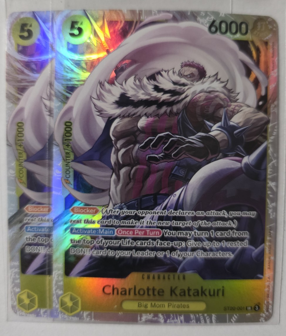 2 Charlotte Katakuri • ST20-001 SR Starter Deck 20 Holo Foil One Piece TCG NM
