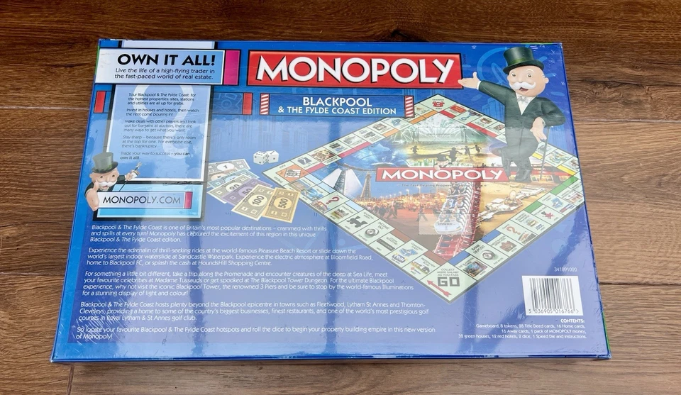 Monopoly Blackpool & the Fylde Coast Edition New Sealed - Image 3 of 4