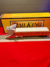 RAILKING O GAUGE BOSTON and MAINE HEAVY DUTY SNOWPLOW #30-7946   NIB