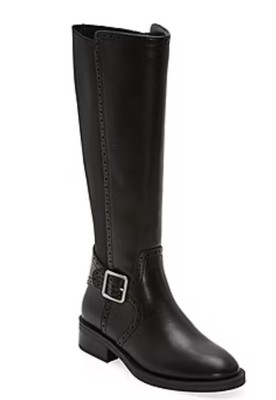St John's Bay Wide Calf Riding Boots Black Tall Boots Size NWT