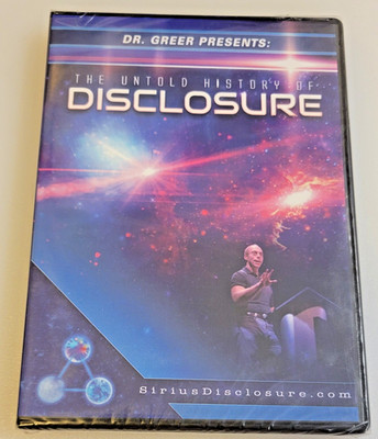 The Untold History of Disclosure (DR. GREER PRESENTS) New and Sealed [2 DVD Set]