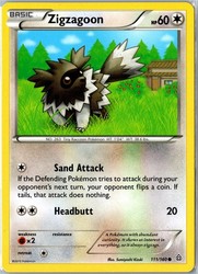 Zigzagoon 111/160 Common XY - Primal Clash