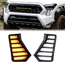 Led Fog Lights For 2024-2026 Toyota Tacoma Drl Turn Signal Front Bumper Lamps