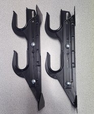 Truck Rear Window Mount Rifle  Fishing Rod Rack w/ Soft Vinyl Padded Clips