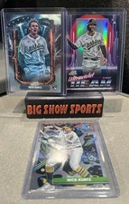 NICK KURTZ 2025 Topps Cosmic Chrome (RC- 3 Card Lot) Of BASE/ET/Ultraviolet Beam