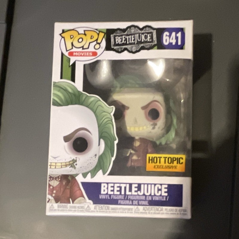Funko Pop! Vinyl Pop! Movies Beetlejuice #641 Hot Topic Exclusive Figure
