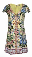 alice + olivia Hadley Wildflower Fit & Flare Mini Dress Women's Size 2 Floral