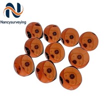 10PCS 1 inch Copper Coated Corner Cube Prism 25.4mm Trihedral Retroreflector