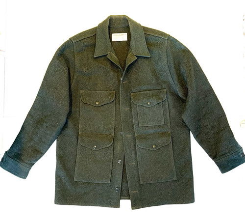 Filson Mackinaw Cruiser Jacket Mens XXL Tall 50 2XL Wool 110 Chore USA Vintage