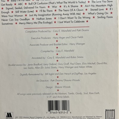 Hitsville USA Motown Singles 1959-71 4CD Box Set Complete Tested