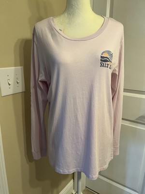 Salt Life Women s Ultra Soft Long Sleeve  T-Shirt, Size Large, Lilac, NWT