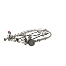 T&S Brass Wall Mount EasyInstall Spring Action PreRinse w/ 12 in