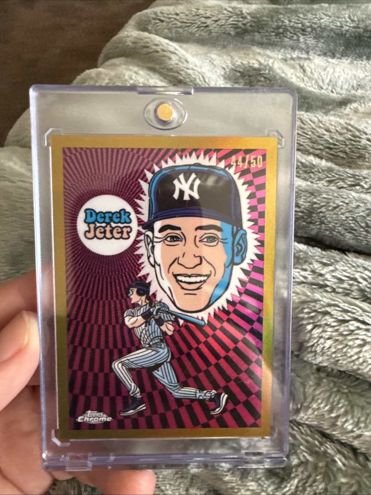 2023 Topps Chrome - Ultraviolet All-Stars Derek Jeter #UV-3 Gold Refractor /50