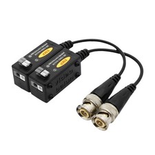 Professional Twisteds Pair Video Balun Transmitters Supports 8MP Resolution CCTV