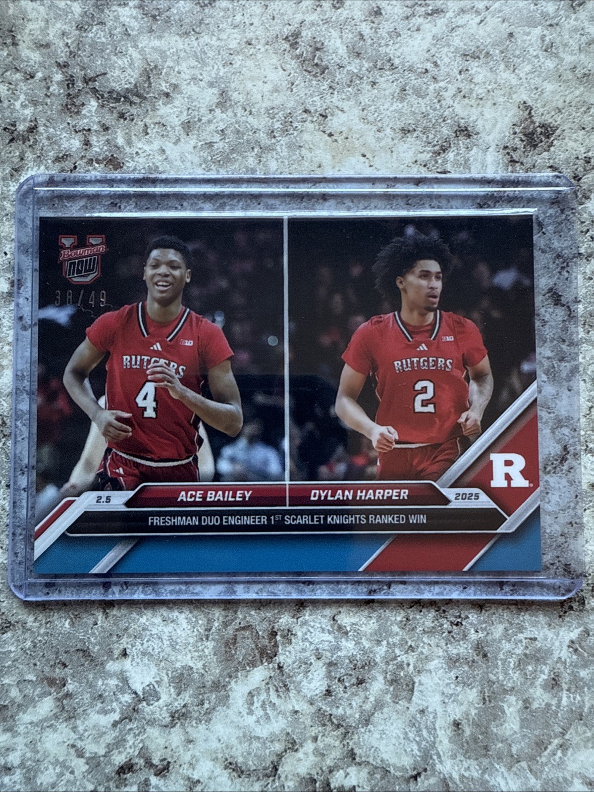 2024-25 Bowman U Now - Dylan Harper, Ace Bailey #60 Blue /49 (RC)