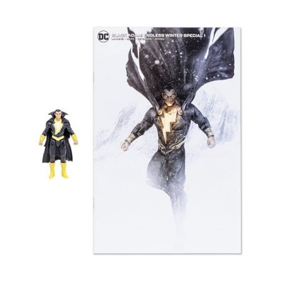 McFarlane Toys DC Page Punchers Black Adam (Endless Winter) 8 cm Actionfigur & C