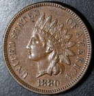 1880-P Indian Head Cent — photo from another recent sale