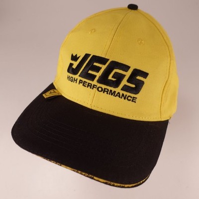JEGS Hut 551-100 Baseball Kappe Herren Verstellbar Gelb Schwarz Hochleistung