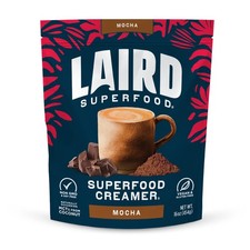 Laird Superfood Non-Dairy Coffee Creamer Mocha,16 oz. Bag, Pack of 1.