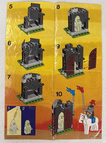 LEGO #6034 Castle Black Knights Black Monarch's Ghost - Instruction Manual ONLY