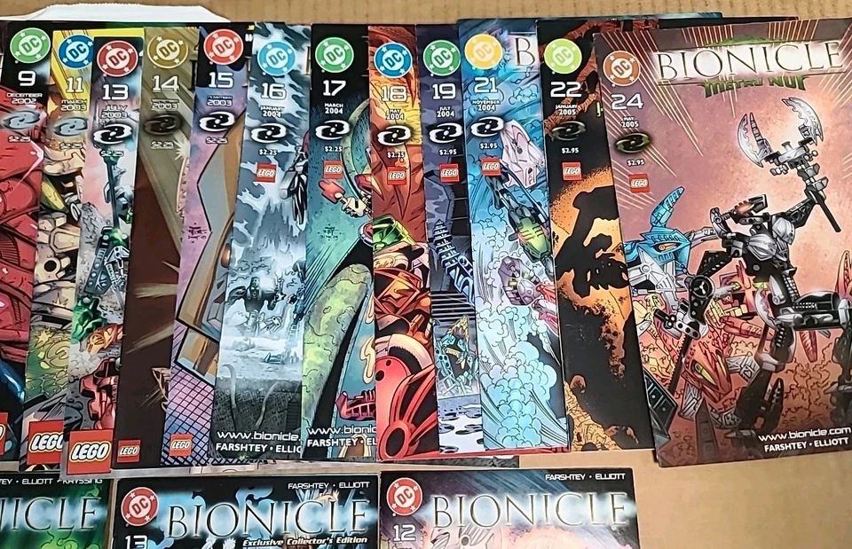 Mixed Lot (19Pcs) Lego Bionicle Technic Manuals Magazine Lego - Image 3 of 4