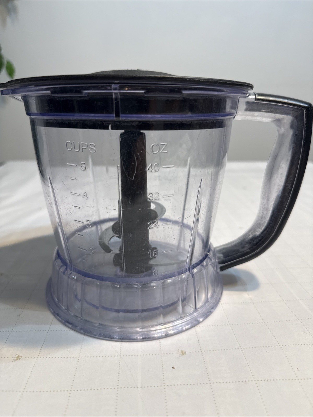 Ninja 40 oz (5 Cup) Food Processor Bowl Blender with Blade and Lid Master Prep