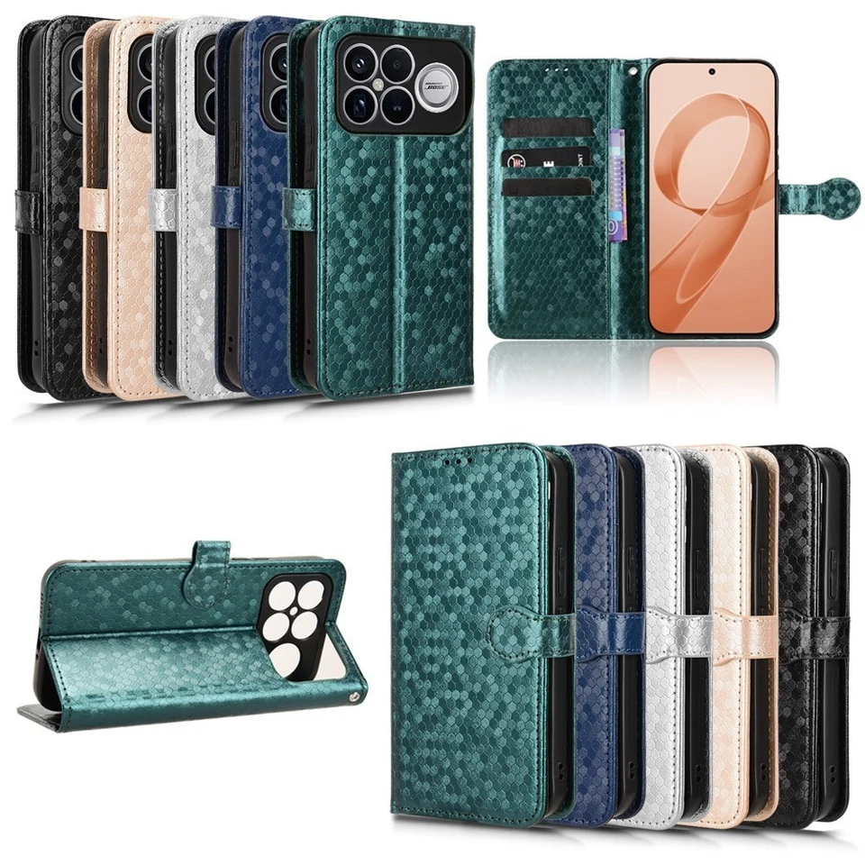 For XiaoMi Poco F8 Ultra, Fashion Leather Wallet Stand Card Slots Case Cover - Image 2 of 4