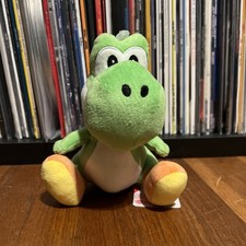 YOSHI SUPER MARIO 8" Sanei Little Buddy All Star Collection Green Plush Toy