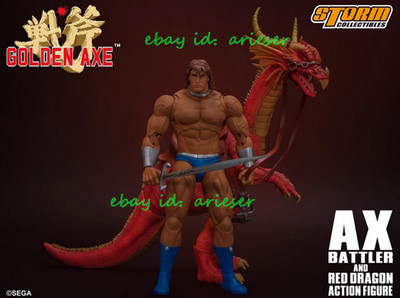 Storm Ax Battler Red Dragon Set Arcade Game Golden Axe Sggx06 1/12 Action