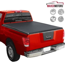 Tonneau Cover Fits 2004-2015 Titan 6.5FT Standard Truck Bed Soft Roll Up