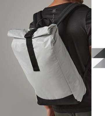 BagBase Rucksack Reflective Roll-Top Backpack bedruckbar 15L Sicherheit BG138