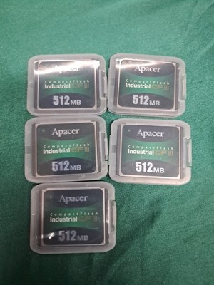Apacer 512MB CFIII Industrial Compact Flash Memory Card 5-Pack