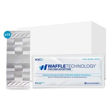 Kicteam BMB15M Bill Acceptor Waffle Clean Cards-15ct
