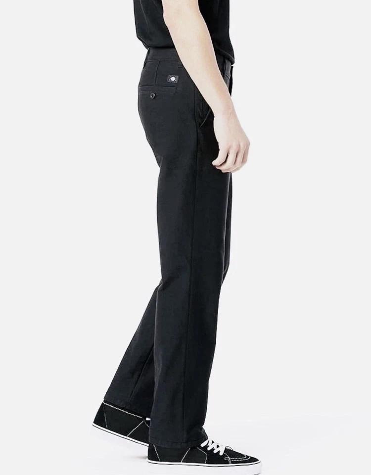 Dockers Comfort Knit Chino Straight Fit Flat Front Pants Charcoal Gray Sz 29x30 - Image 2 of 4