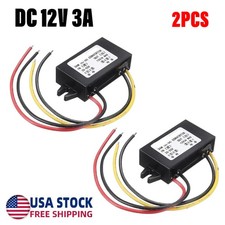 DC to DC Step Down Voltage Converter 20V-55V 24V 36V 48V to 12 volt out 3A 2X US