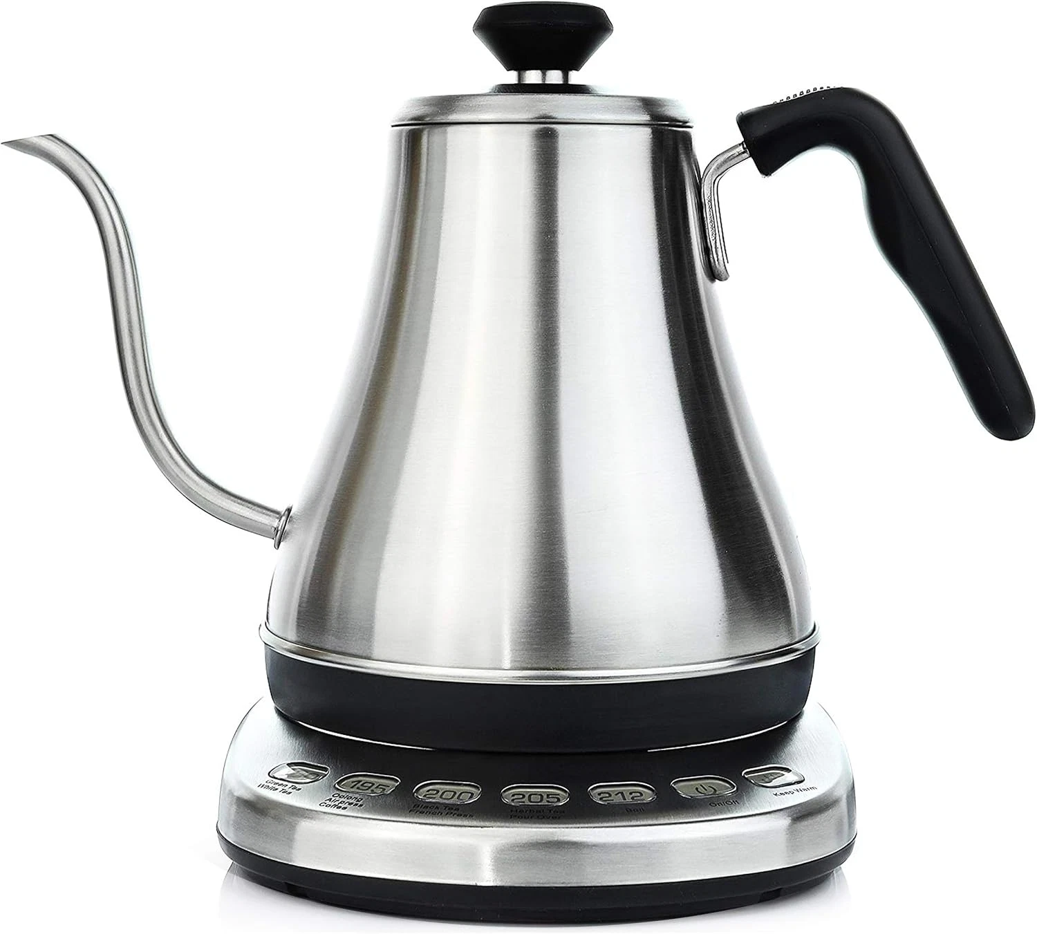 Precision Gooseneck Electric Kettle 0.8L with Temp Control & Keep Warm Feature