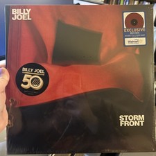 BILLY JOEL - STORM FRONT - LP Walmart Exclusive Red Vinyl 50th Anniversary Seale