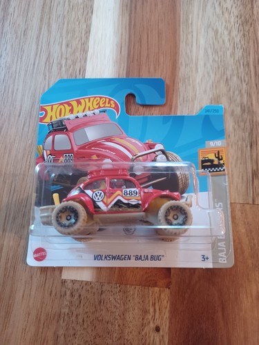 2023 Hot Wheels Volkswagen "Baja Bug" Treasure Hunt, Red Baja Blazers 9/10