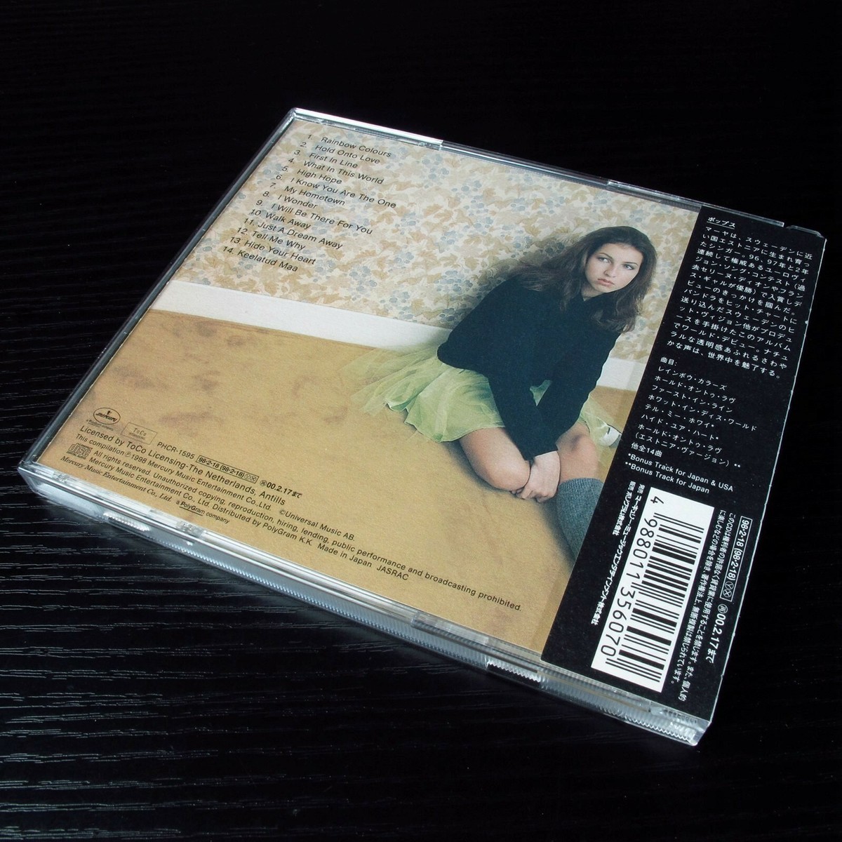 Maarja - First In Line JAPAN CD+Bonus Track W/OBI Mint PHCR