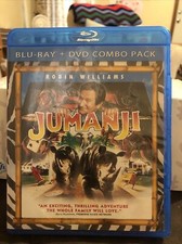 JUMANJI [Blu-ray + DVD combo, 1995] Robin Williams LN