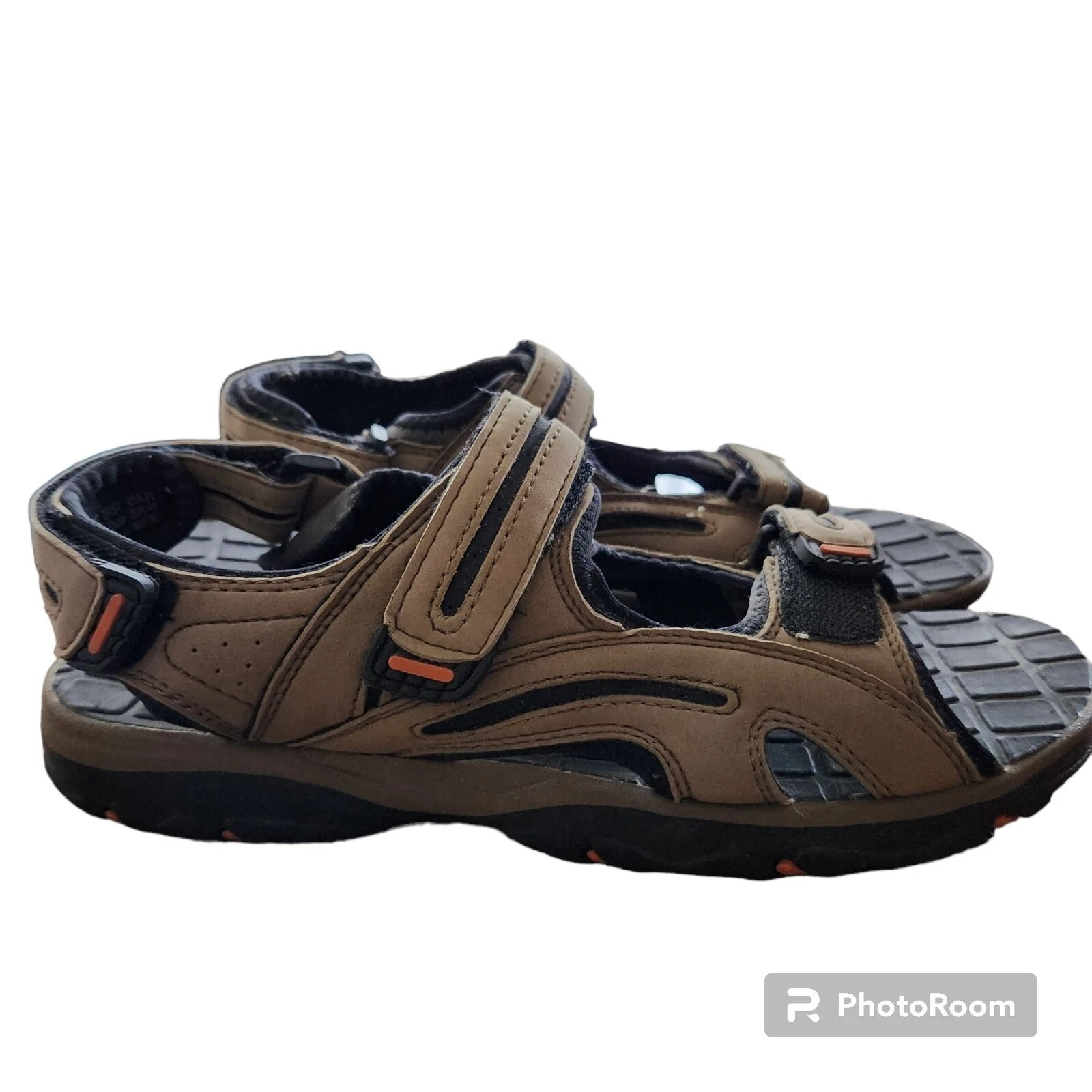 Ozark Trail Sandals Brown Size 11 Hobbs VI Hook And Loop Closure EUC