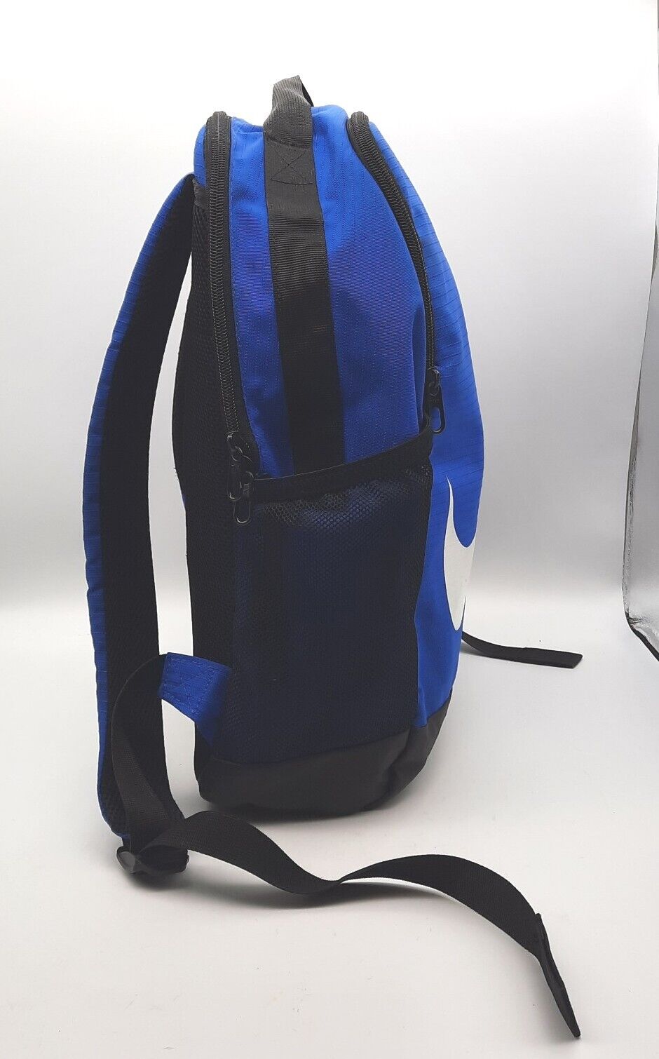 Nike Swoosh Logo Backpack Medium Size Blue White - image 5