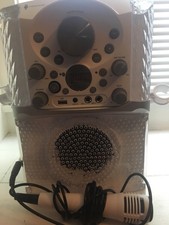 Karaoke Music System Singing Machine Disco Light Player Bluetooth Microphone New